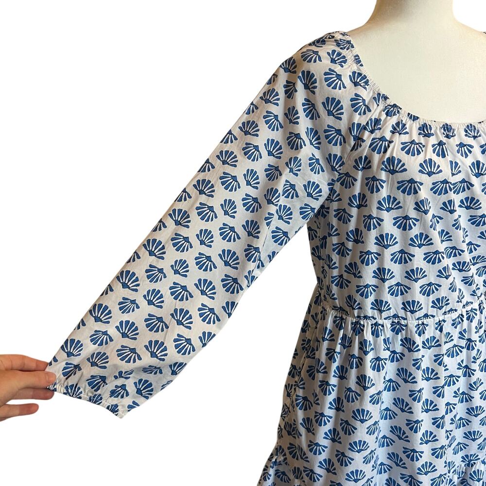 J Crew Cotton Coastal Scoopneck Dress size 10 - Picture 4 of 12